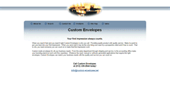Desktop Screenshot of custom-envelopes.net